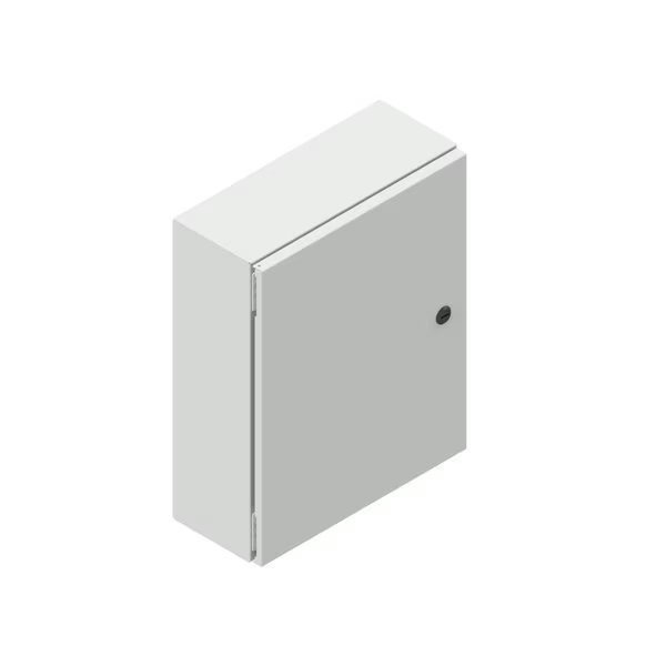 Carbon Steel Enclosure, 30 in H, 24 in W, 12 in D, NEMA 4, Hinged, Wiegmann, Mfr#: N412302412CLG